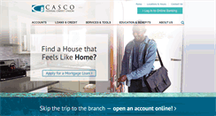 Desktop Screenshot of cascofcu.com